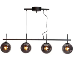 Sisustusvalaisimet^By Rydu00e9ns By Rydéns riippuvalaisin Boyle 4-os savunharmaa