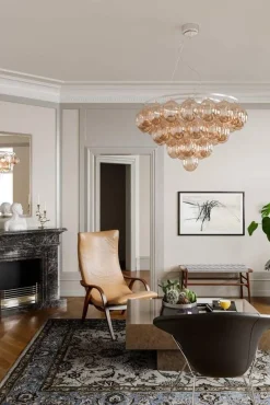 Sisustusvalaisimet^By Rydu00e9ns By Rydéns riippuvalaisin Gross Giant amberinvärinen