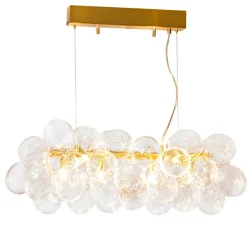 Sisustusvalaisimet^By Rydu00e9ns By Rydéns riippuvalaisin Gross Bar 80 cm messinki/kirkas