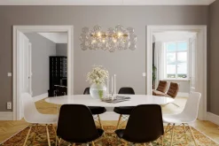 Sisustusvalaisimet^By Rydu00e9ns By Rydéns riippuvalaisin Gross Bar 80 cm messinki/kirkas