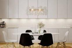 Sisustusvalaisimet^By Rydu00e9ns By Rydéns riippuvalaisin Gross Bar 80 cm messinki/kirkas