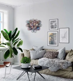 Sisustusvalaisimet^By Rydu00e9ns By Rydéns riippuvalaisin Gross Ø 50 cm helmiäinen