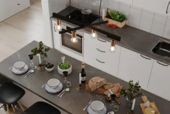 Sisustusvalaisimet^By Rydu00e9ns By Rydéns riippuvalaisin Zeona 4-os mattamusta