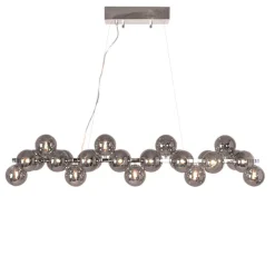 Sisustusvalaisimet^By Rydu00e9ns By Rydéns Splendor Bar riippuvalaisin savunharmaa