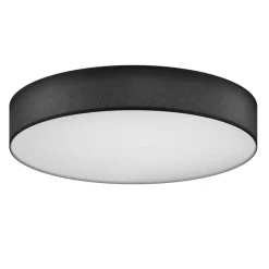 Sisustusvalaisimet^Calex kattoplafondi Smart Ø40 cm RGB + 3000-6500K musta