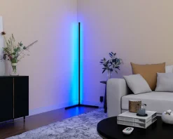 Sisustusvalaisimet^Calex lattivalaisin Smart RGB + 3000K