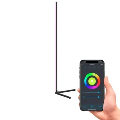 Sisustusvalaisimet^Calex lattivalaisin Smart RGB + 3000K