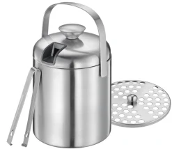 Juoma- Ja Baaritarvikkeet^Cilio jääpala-astia Freddo teräs Ø 14 cm, korkeus 19 cm