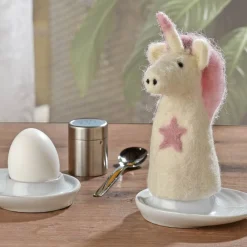 Keittiötarvikkeet^Cilio kananmunan lämmitin Lana yksisarvinen lampaanvilla