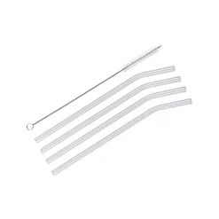 Juoma- Ja Baaritarvikkeet^Cilio lasipilli 4 kpl + taivutettu puhdistusharja