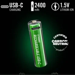 Paristot|Lamput Ja Valaisintarvikkeet^Coast paristo AA USB-C 1.5V 4 kpl sis. latauskaapelin
