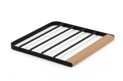 Ruoansäilytys Ja Järjestys|Keittiötarvikkeet^Create Home pannunalunen metalli/puu musta