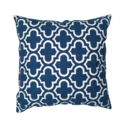 Sisustustekstiilit^Create Home tyyny Petra 45x45 cm sininen puuvilla