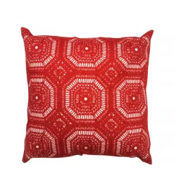 Sisustustekstiilit^Create Home tyyny Säde 45x45 cm punainen puuvilla