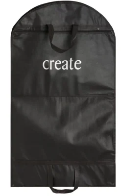 Vaatehuolto|Vaatteiden Hoito^Create pukupussi MUSTA