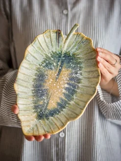 Koriste-Esineet|Tarjoilu^Creative Collection tarjoilulautanen Dorreen sininen