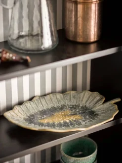 Koriste-Esineet|Tarjoilu^Creative Collection tarjoilulautanen Dorreen sininen