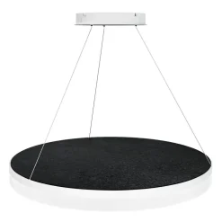 Sisustusvalaisimet^Design by Gru00f6nlund Design by Grönlund Acoustic Circulo 80 kattovalaisin musta 4000K