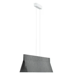 Sisustusvalaisimet^Design by Gru00f6nlund Design by Grönlund Acoustic Line 140 kattovalaisin tummanharmaa 3000K