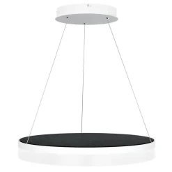 Sisustusvalaisimet^Design by Gru00f6nlund Design by Grönlund Acoustic Circulo 60 kattovalaisin musta 3000K