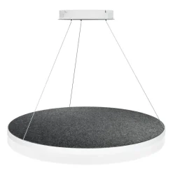 Sisustusvalaisimet^Design by Gru00f6nlund Design by Grönlund Acoustic Circulo 80 kattovalaisin tummanharmaa 3000K