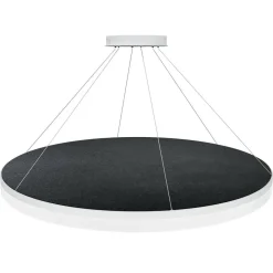 Sisustusvalaisimet^Design by Gru00f6nlund Design by Grönlund Acoustic Circulo 120 kattovalaisin  musta 3000K