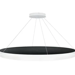 Sisustusvalaisimet^Design by Gru00f6nlund Design by Grönlund Acoustic Circulo 120 kattovalaisin musta 4000K