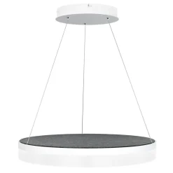Sisustusvalaisimet^Design by Gru00f6nlund Design by Grönlund Acoustic Circulo 60 kattovalaisin tummanharmaa 4000K