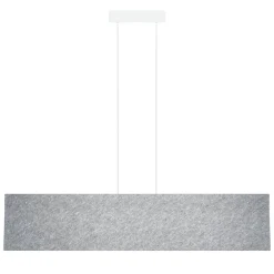 Sisustusvalaisimet^Design by Gru00f6nlund Design by Grönlund Acoustic Line 140 kattovalaisin vaaleanharmaa 3000K