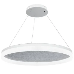 Sisustusvalaisimet^Design by Gru00f6nlund Design by Grönlund Acoustic Circulo 80 kattovalaisin vaaleanharmaa 4000K
