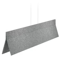 Sisustusvalaisimet^Design by Gru00f6nlund Design by Grönlund Acoustic Line 140 kattovalaisin vaaleanharmaa 4000K