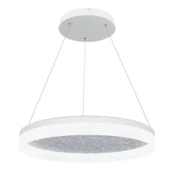 Sisustusvalaisimet^Design by Gru00f6nlund Design by Grönlund Acoustic Circulo 60 kattovalaisin vaaleanharmaa 3000K