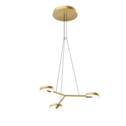 Sisustusvalaisimet^Design by Gru00f6nlund Design by Grönlund Arm 3 kattovalaisin messinki