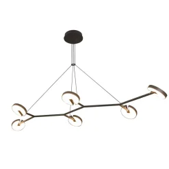 Sisustusvalaisimet^Design by Gru00f6nlund Design by Grönlund Arm 6 kattovalaisin musta