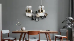 Sisustusvalaisimet^Design by Gru00f6nlund Design by Grönlund Blind kattovalaisin messinki