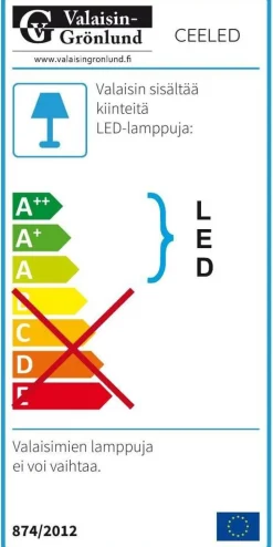 Sisustusvalaisimet^Design by Gru00f6nlund Design by Grönlund Ceeled pöytävalaisin kirkas