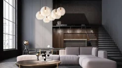 Sisustusvalaisimet^Design by Gru00f6nlund Design by Grönlund Chester 35 kattovalaisin messinki