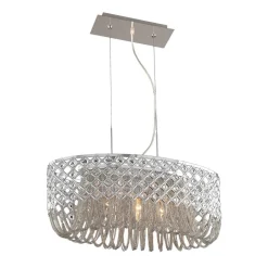 Sisustusvalaisimet^Design by Gru00f6nlund Design by Grönlund Chesterfield 55 kattovalaisin kromi