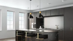 Sisustusvalaisimet^Design by Gru00f6nlund Design by Grönlund Dominica kattovalaisin 29 cm musta