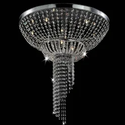 Sisustusvalaisimet^Design by Gru00f6nlund Design by Grönlund Firenze 55 kristalliplafondi