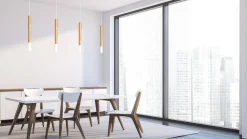 Sisustusvalaisimet^Design by Gru00f6nlund Design by Grönlund Flute kattovalaisin, valkoinen