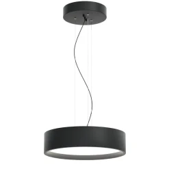 Sisustusvalaisimet^Design by Gru00f6nlund Design by Grönlund Flyer 50 Led kattovalaisin musta