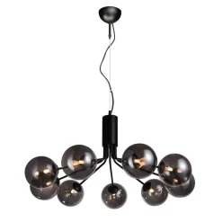 Sisustusvalaisimet^Design by Gru00f6nlund Design by Grönlund Glasgow 9 kattovalaisin savulasi