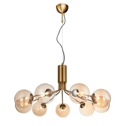 Sisustusvalaisimet^Design by Gru00f6nlund Design by Grönlund Glasgow 9 kattovalaisin shampanja