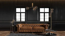 Sisustusvalaisimet^Design by Gru00f6nlund Design by Grönlund Glasgow 3 kattovalaisin shampanja