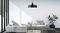 Sisustusvalaisimet^Design by Gru00f6nlund Design by Grönlund Grande kattovalaisin, musta