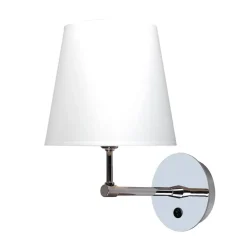 Sisustusvalaisimet^Design by Gru00f6nlund Design by Grönlund Hilton seinävalaisin ilman varjostinta kromi