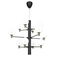 Sisustusvalaisimet^Design by Gru00f6nlund Design by Grönlund Jubileum kattovalaisin musta