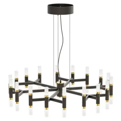 Sisustusvalaisimet^Design by Gru00f6nlund Design by Grönlund kattovalaisin Tribute 83 matta musta