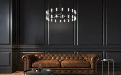 Sisustusvalaisimet^Design by Gru00f6nlund Design by Grönlund kattovalaisin Tribute 83 matta musta